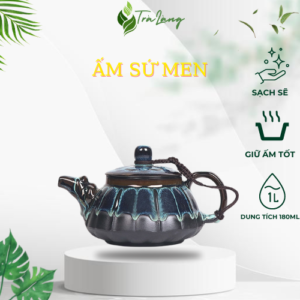 Ấm sứ men