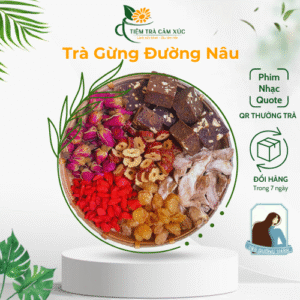 Trà Gừng Đường Nâu
