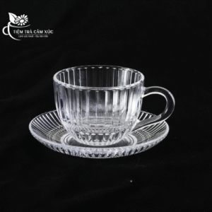 Cốc Thủy Tinh Kèm Đĩa