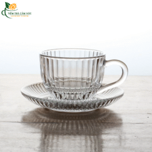 Cốc Thủy Tinh Kèm Đĩa