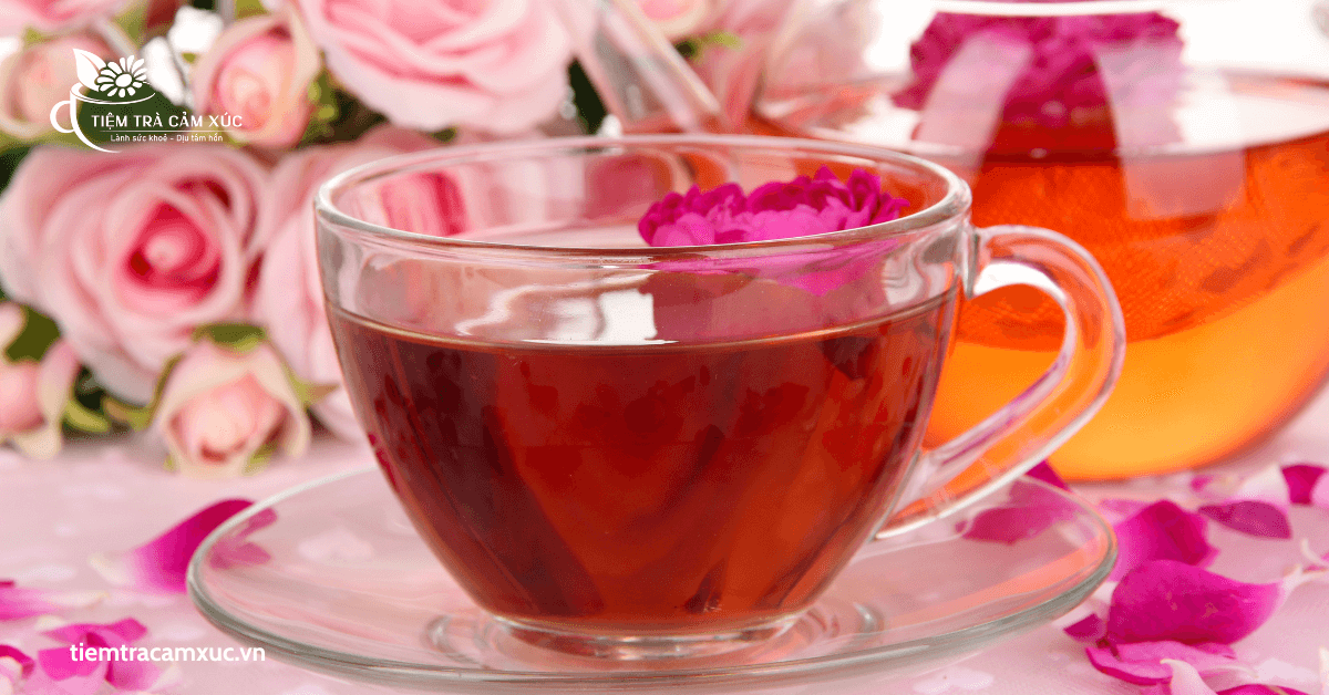  Công dụng của trà dưỡng nhan hoa hồng