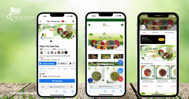 Dịch vụ và tư vấn tại Tiệm Trà Cảm Xúc