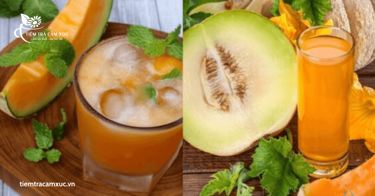 Trà dưa lưới bạc hà