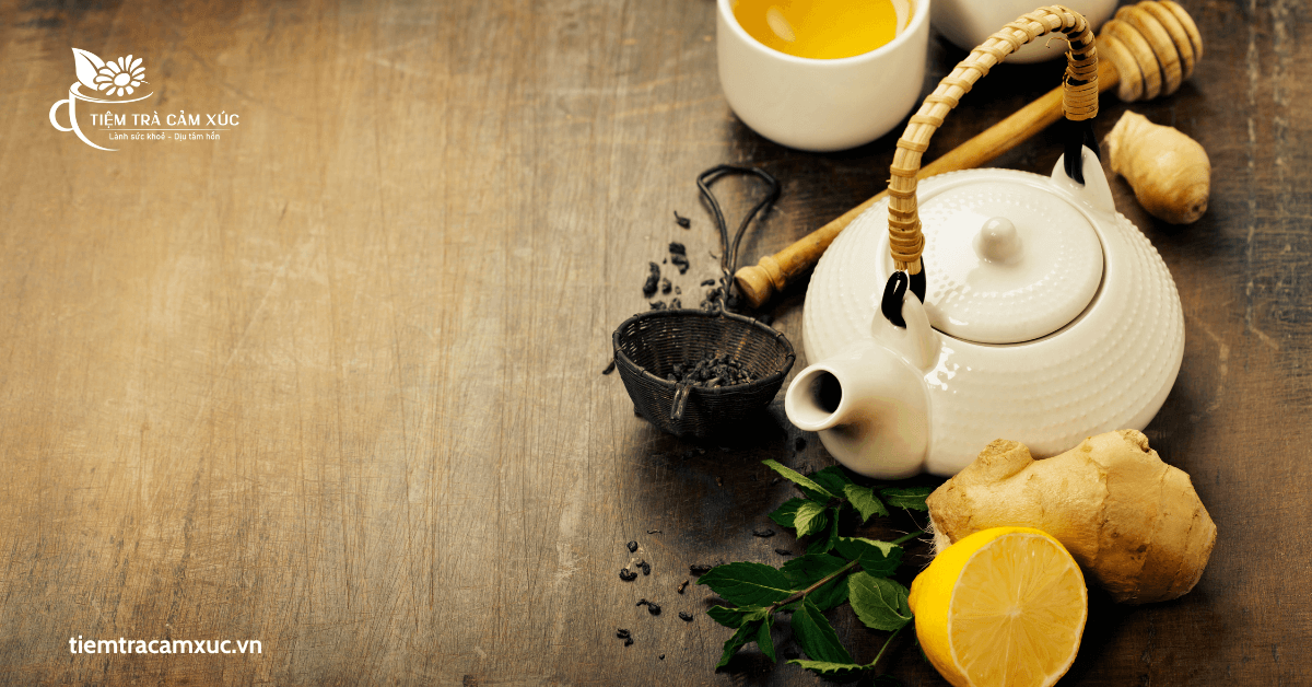 các loại trà uống mát gan trị mụn