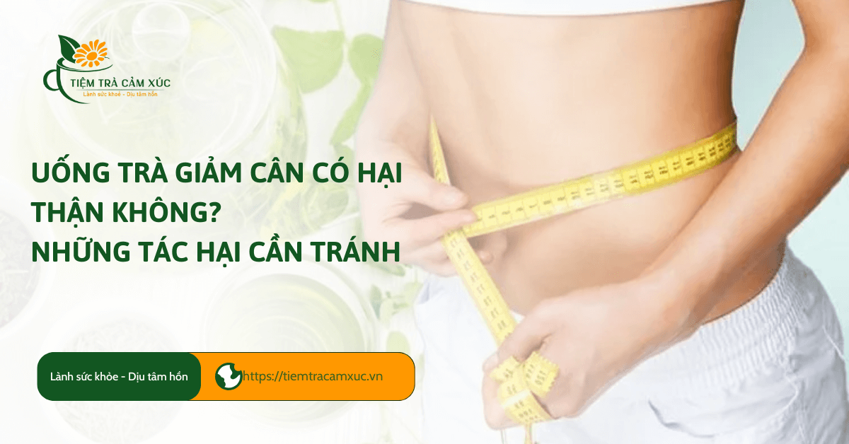 Uống trà giảm cân có hại thận không? Những tác hại cần tránh