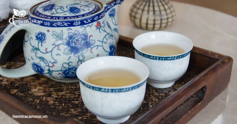 bộ ấm chén uống trà bát tràng cao cấp
