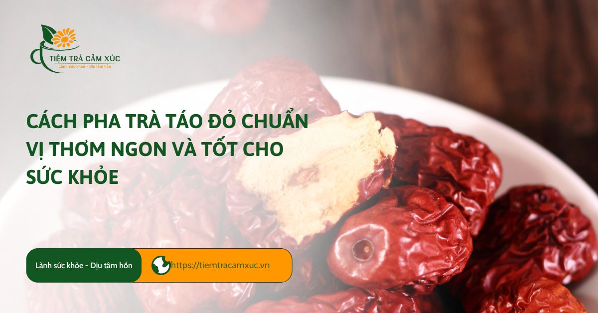cách pha trà táo đỏ
