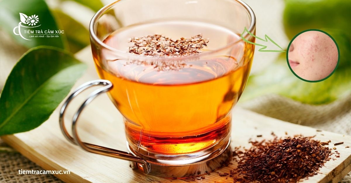 uống trà nhiều có nổi mụn không