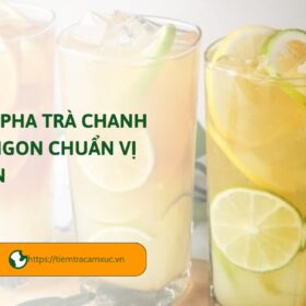 Công thức pha trà chanh