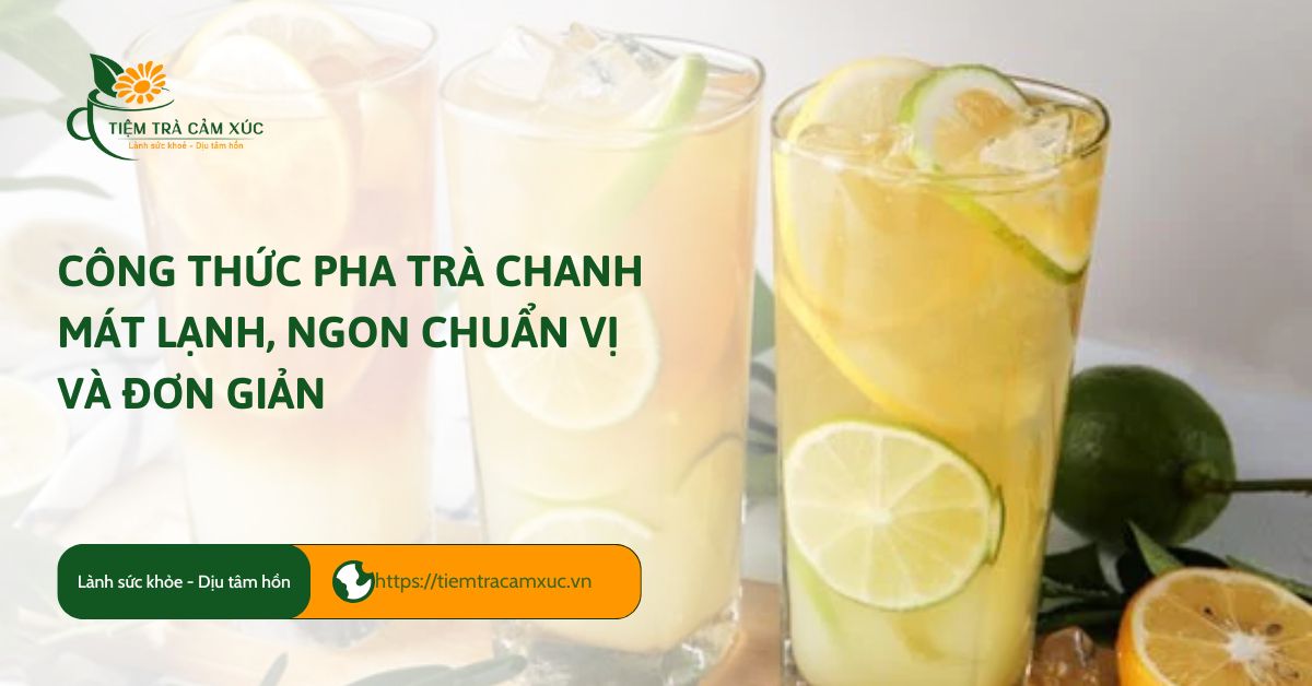 Công thức pha trà chanh
